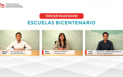 LANZAMIENTO DE TERCER ROADSHOW PARA PROCESOS DE LICITACIÓN DE 18 ESCUELAS BICENTENARIO