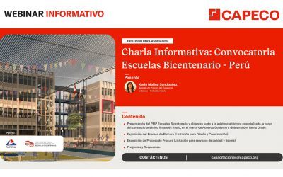 CONVOCAMOS A EMPRESAS DEL SECTOR CONSTRUCCIÓN DE CAPECO A PARTICIPAR DE PROYECTOS DE ESCUELAS BICEN...