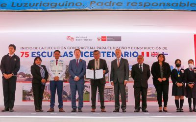 114 mil estudiantes se beneficiarán con la construcción de 75 Escuelas Bicentenario