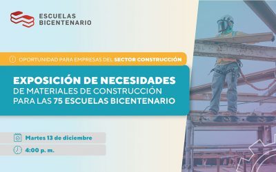 Escuelas Bicentenario informó sobre las necesidades de materiales e insumos para ejecución de sus ...