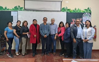 Coordinamos entrega de escuela temporal de la IE 7207 Mariscal Ramón Castilla