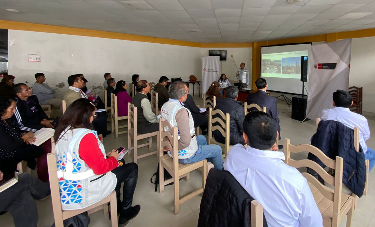 Informamos avances en la ejecución de sus proyectos a comunidades educativas de San Juan de Lurigancho y El Agustino