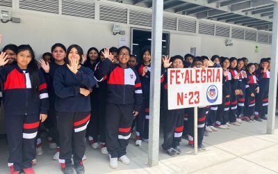 En Villa María del Triunfo entregamos su escuela temporal a la IE Fe y Alegría 23