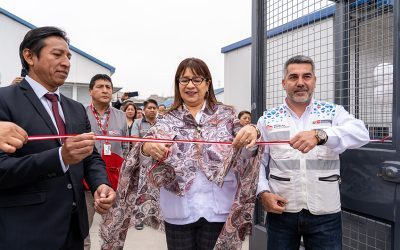 En Villa María del Triunfo entregamos una nueva escuela temporal y supervisamos avances en otro esp...