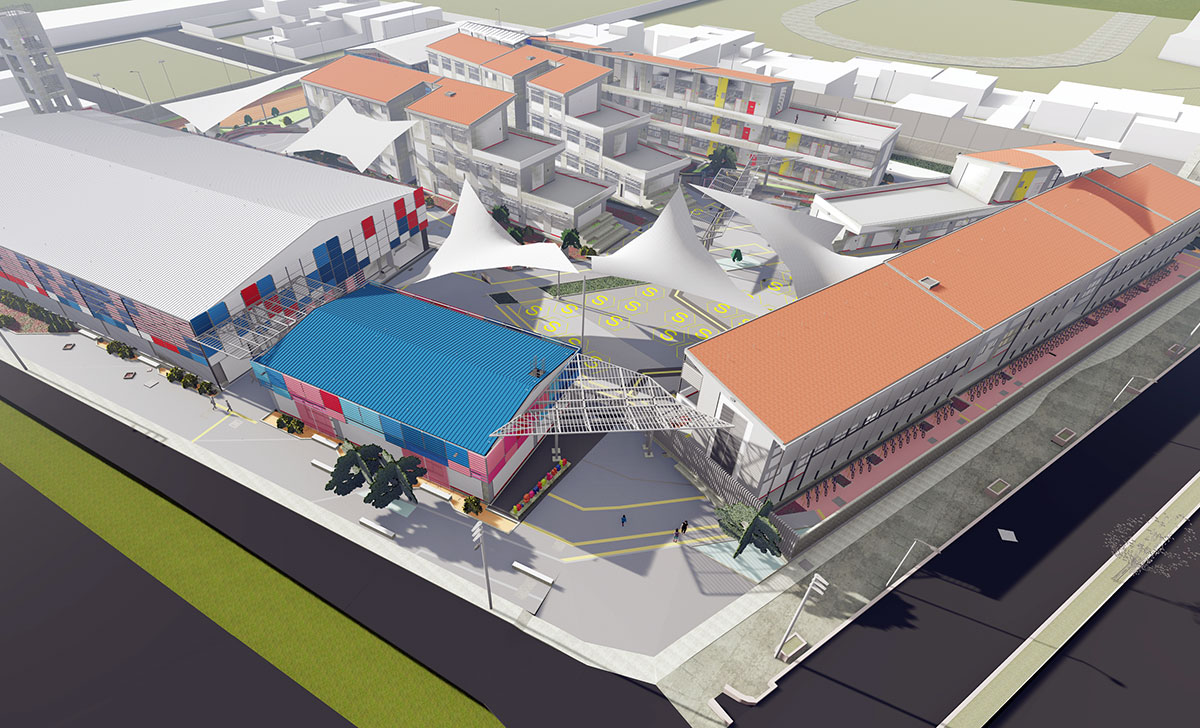 Presentamos diseño de su Escuela Bicentenario a la comunidad educativa de la IE Santa Lucía