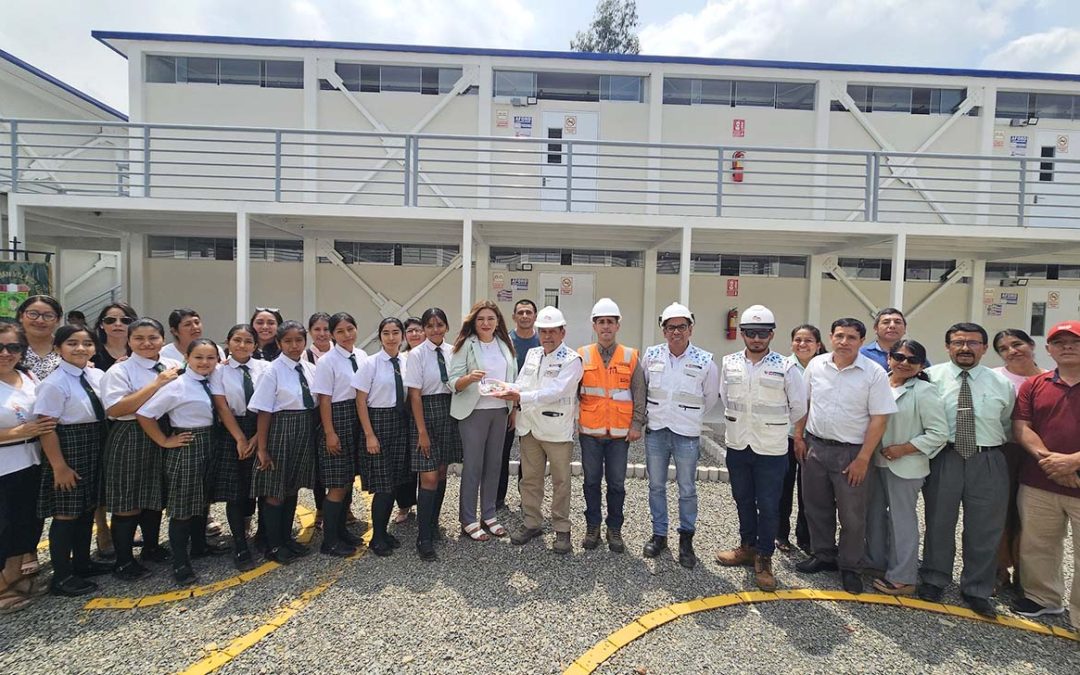 Espacios temporales seguros para la IE 171-01 Juan Velasco Alvarado en San Juan de Lurigancho