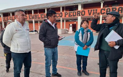 En Azángaro nos reunimos con comunidad educativa de la IE Pedro Vilcapaza