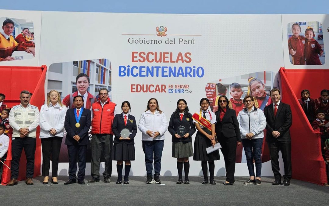 En Santa Anita inauguramos la Escuela Bicentenario 1221 María Parado de Bellido