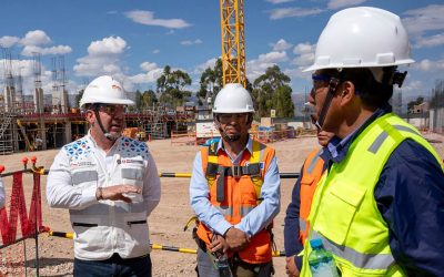 Supervisamos avances de la Escuela Bicentenario 19 de Abril en Chupaca