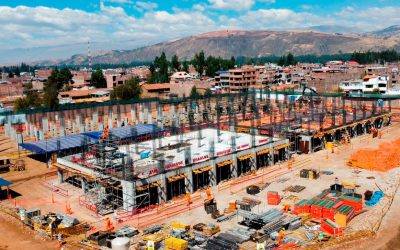 Progresan los trabajos en la construcción de la Escuela Bicentenario 9 de Julio en Concepción