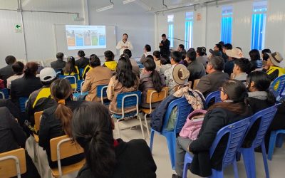 Presentamos diseños de las Escuelas Bicentenario a comunidades de Puno