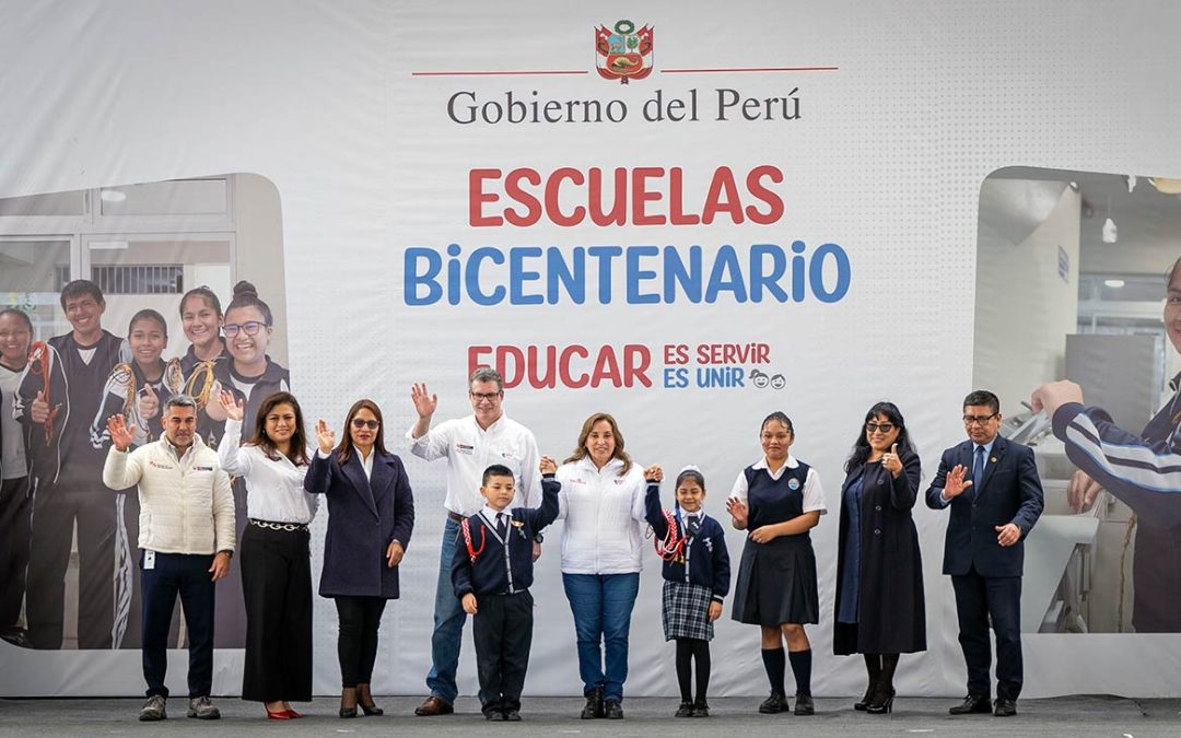 En San Juan de Miraflores inauguramos la Escuela Bicentenario 7207 Mariscal Ramón Castilla