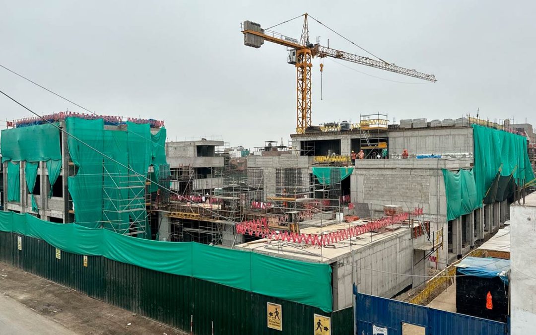 Avanzamos en la construcción de Escuela Bicentenario 2096 Perú-Japón en Los Olivos