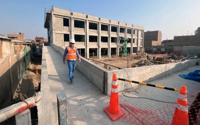 Continúan los avances en la construcción de la Escuela Bicentenario 2028 en San Martín de Porres