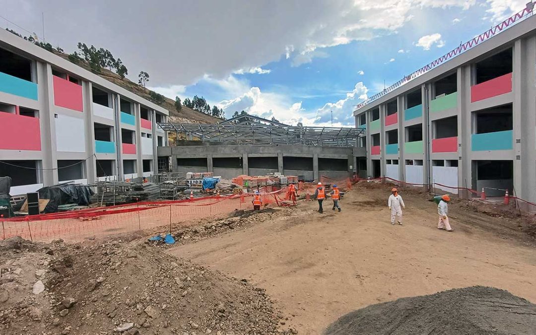 Avanzan las obras en Escuela Bicentenario Agustín Gamarra en la región Cusco