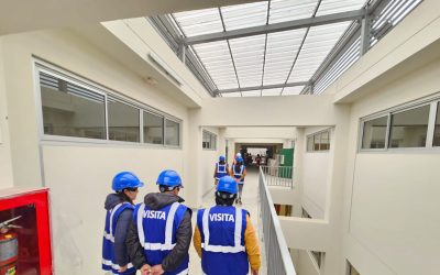 Comunidad educativa realizó una visita guiada a la futura Escuela Bicentenario 2025