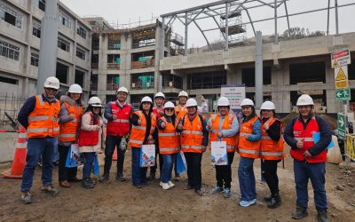 Comunidad educativa verificó avance de obras en la Escuela Bicentenario Fe y Alegría 23 en Villa M...