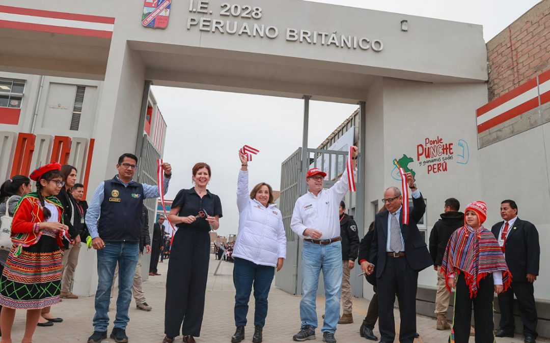 Inauguramos la Escuela Bicentenario 2028 Peruano Británico en San Martín de Porres