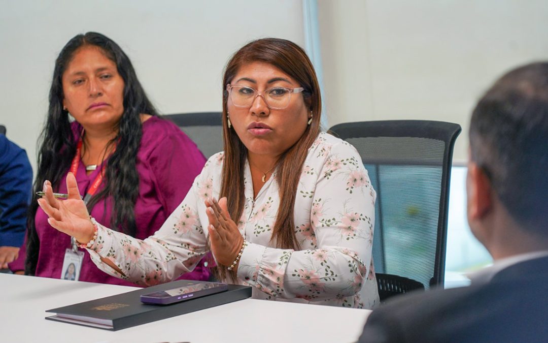 Colegios PEIP brindó información a la congresista Taipe sobre nuevos proyectos en Apurímac