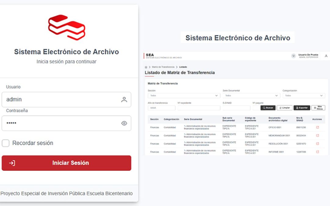 Colegios PEIP presentó el Sistema Electrónico de Archivo ante la Secretaría de Gobierno y Transfo...
