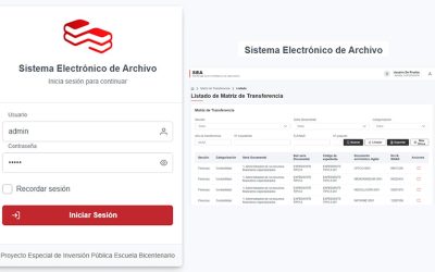 Colegios PEIP presentó el Sistema Electrónico de Archivo ante la Secretaría de Gobierno y Transfo...