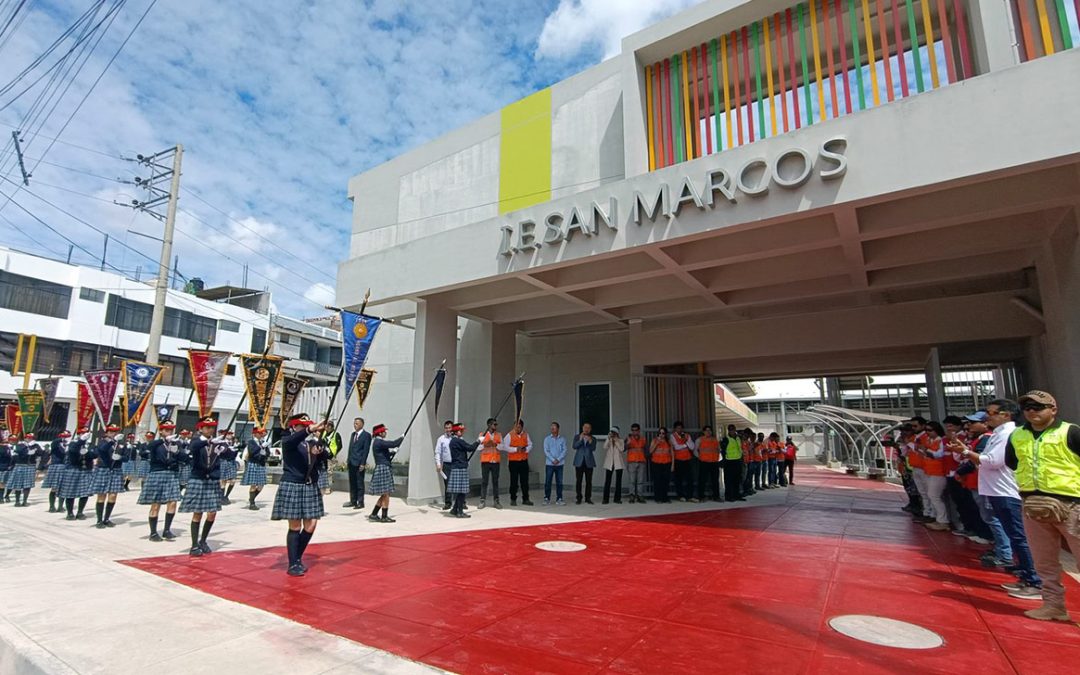 Minedu entrega moderna escuela en Cajamarca equipada con tecnología de punta y espacios deportivos ...