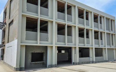 Comunidad educativa de la IE 166 Karol Wojtyla supervisa avances de su nueva infraestructura