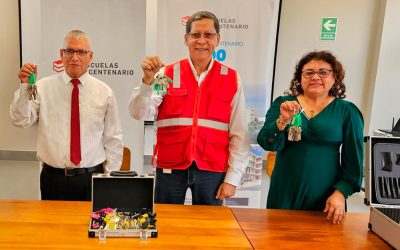 Comunidad educativa de la IE 100 de San Juan de Lurigancho recibe su nueva infraestructura educativa