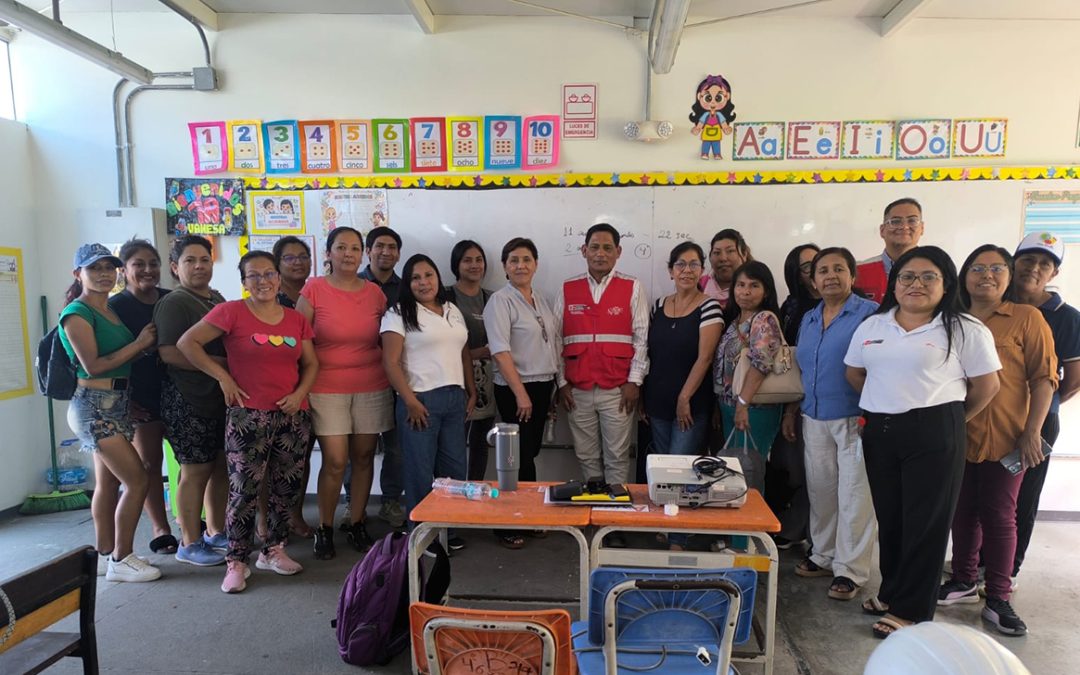 Comunidad educativa de la IE 0132 Toribio Luzuriaga y Mejía conocen avances de su próxima escuela