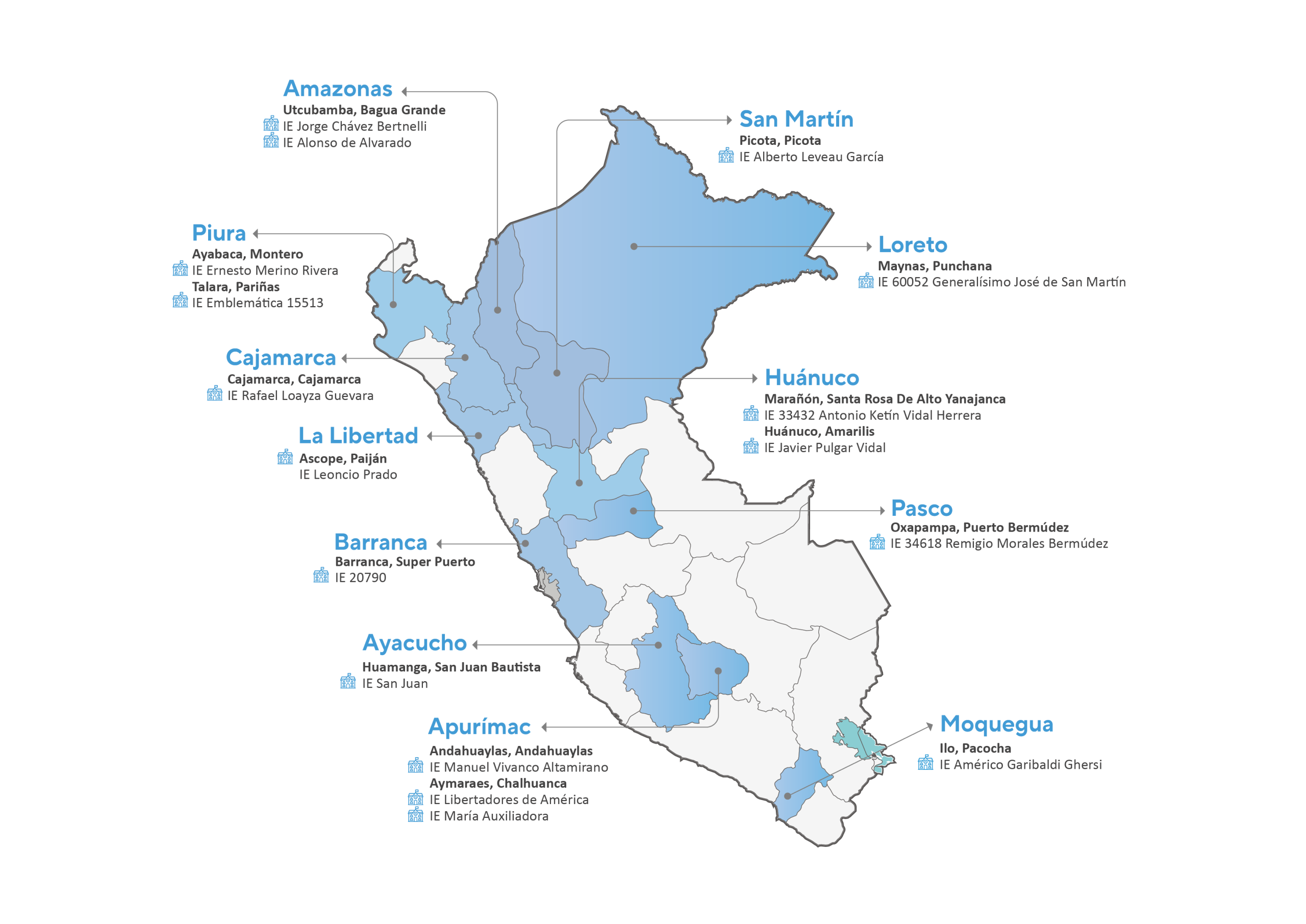 MAPA 17 NUEVOS PROYECTOS